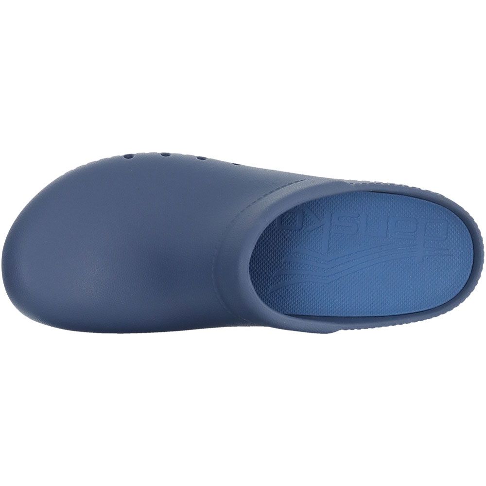 Dansko Kane Slip on Casual Shoes - Womens Blue Back View