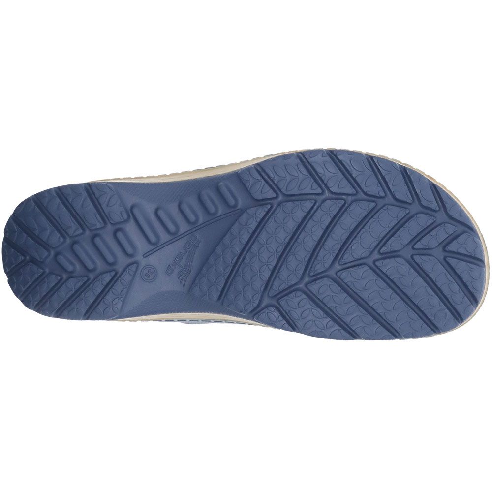 Dansko Kane Slip on Casual Shoes - Womens Blue Sole View