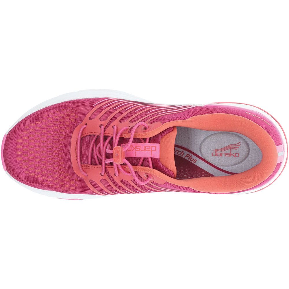 Dansko Penni Walking Shoes - Womens Strawberry Back View