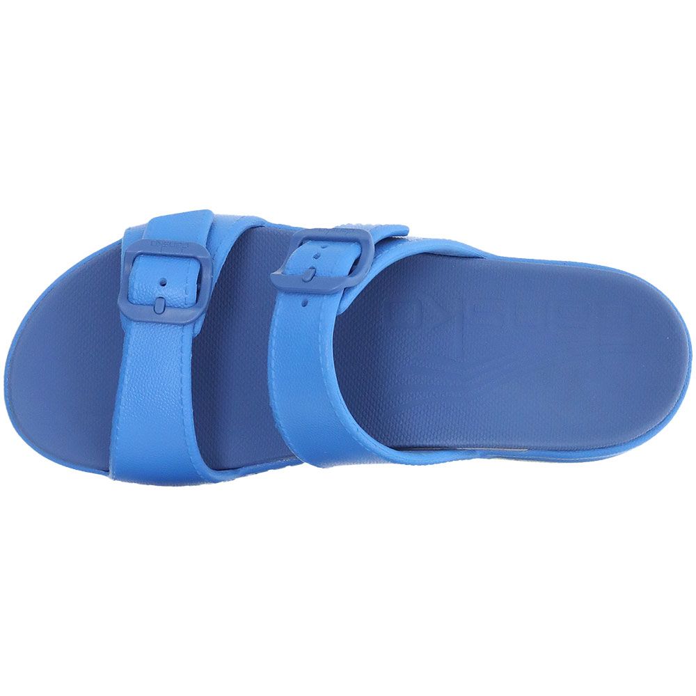 Dansko Kandi Sandals - Womens Blue Back View