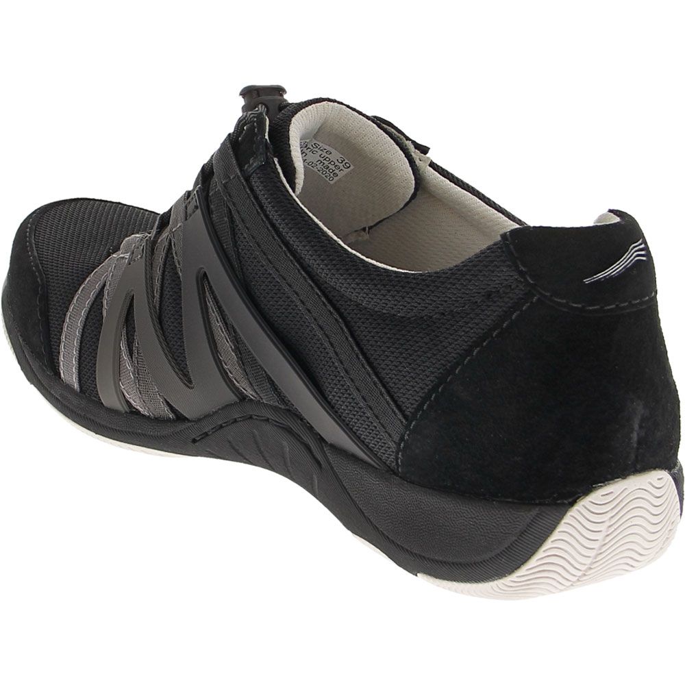 Dansko Henriette Walking Shoes - Womens Black Back View