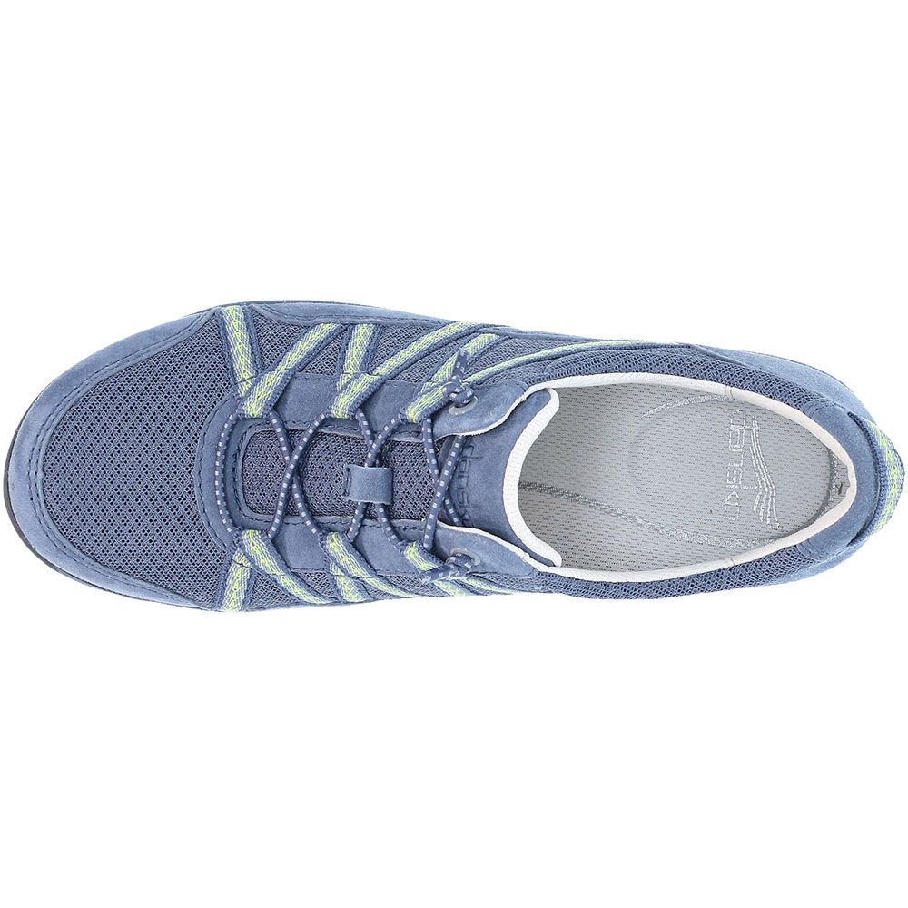 Dansko Harlyn Walking Shoes - Womens Blue Back View