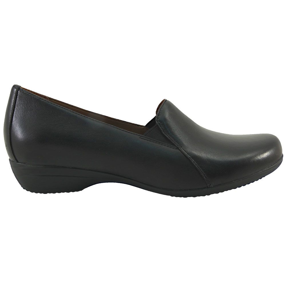 Dansko Farah Slip on Casual Shoes - Womens Black Milled Nappa