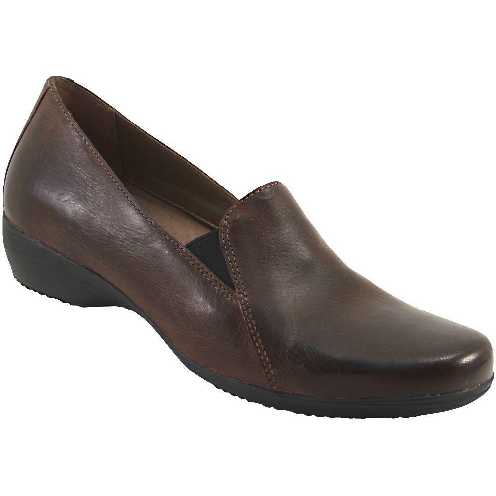 Dansko Farah Slip on Casual Shoes - Womens Chocolate Burnished Calf