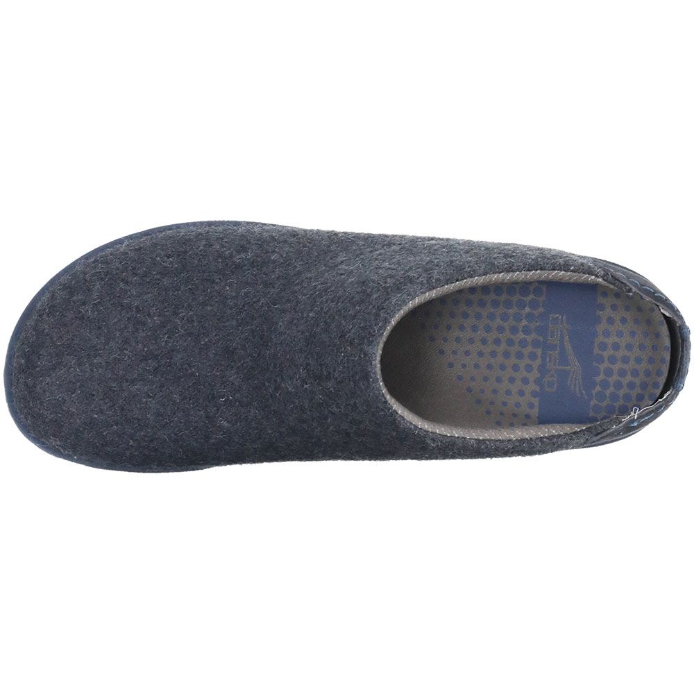 Dansko Lucie Mule Slip On Womens Casual Shoes Charcoal Back View
