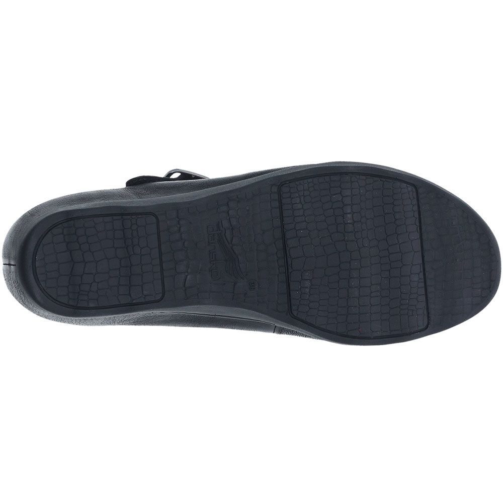 Dansko Marcella Slip on Casual Shoes - Womens Black Sole View