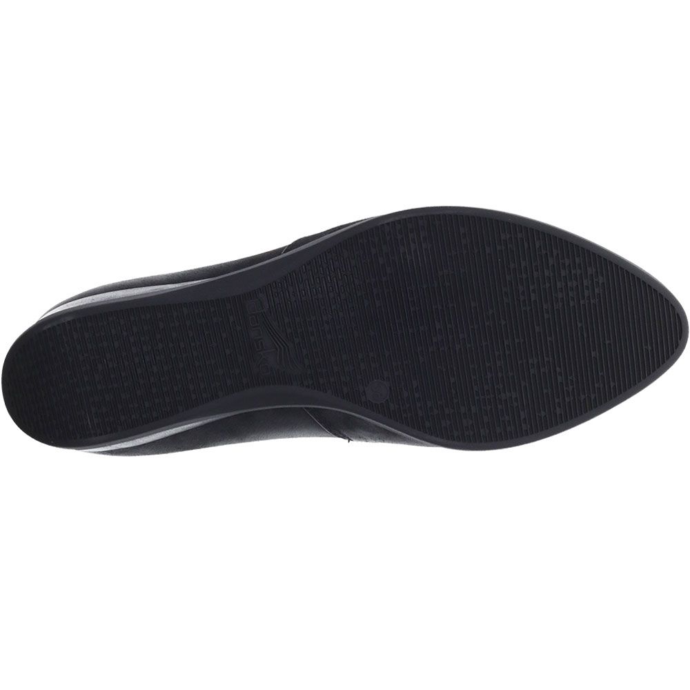 Dansko Shanda Luggage Waterpr Slip on Casual Shoes - Womens Black Sole View