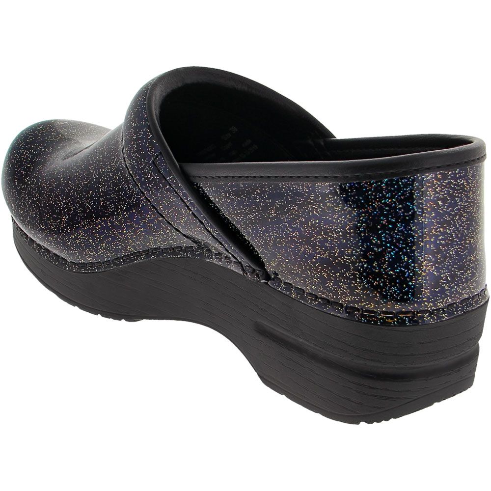Dansko Professional 706 Clogs Casual Shoes - Womens Glitzy Patent Back View