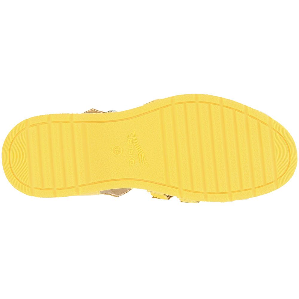 Dansko Roxie Sandals - Womens Yellow Sole View