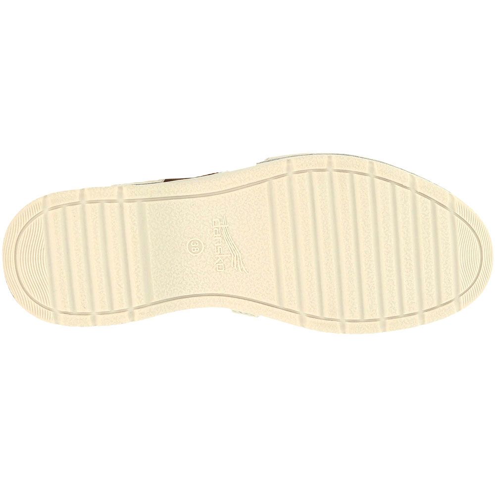Dansko Rissa Casual Shoes - Womens Ivory Sole View