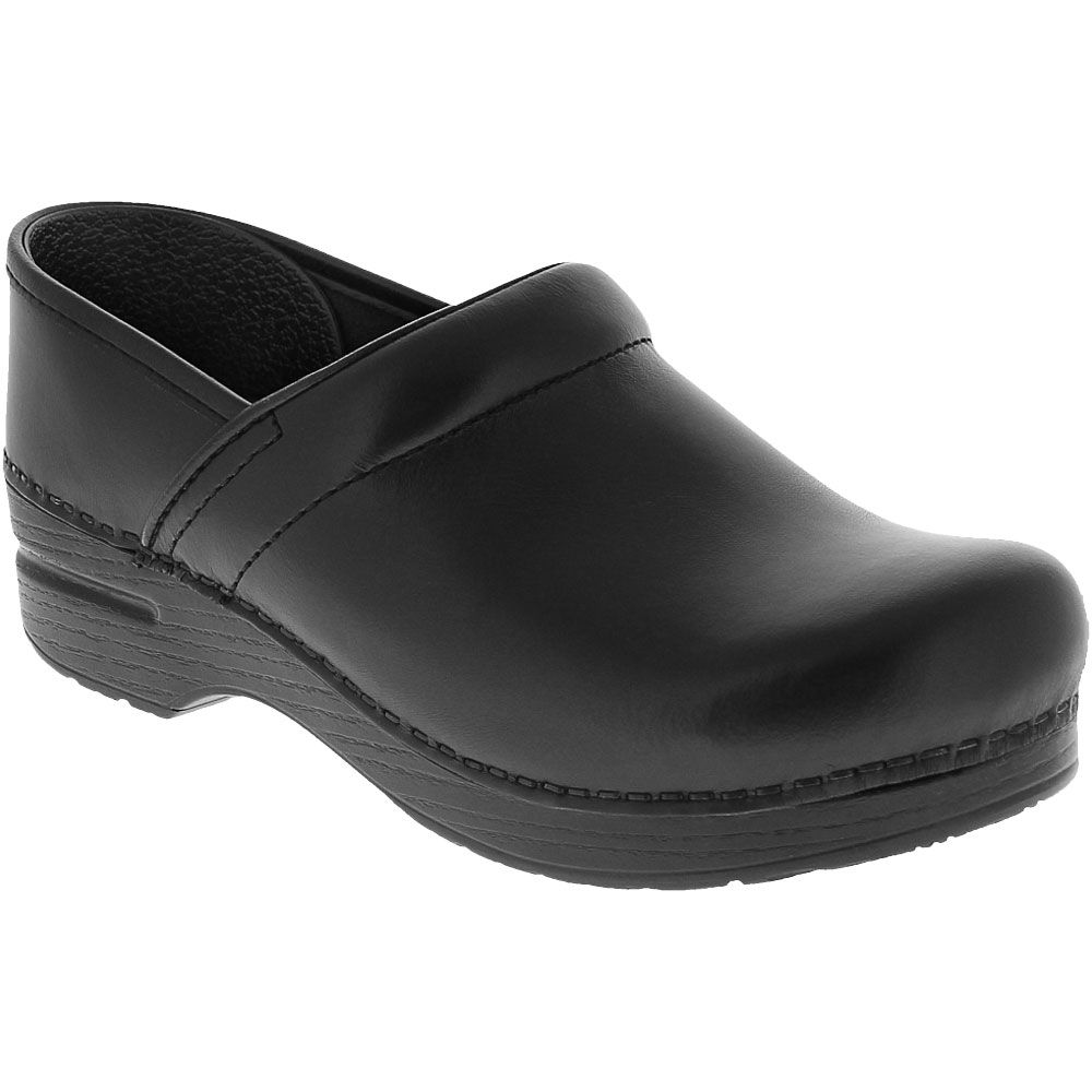 Dansko Professional Cabrio Clogs Casual Shoes - Womens Black Cabrio Leather