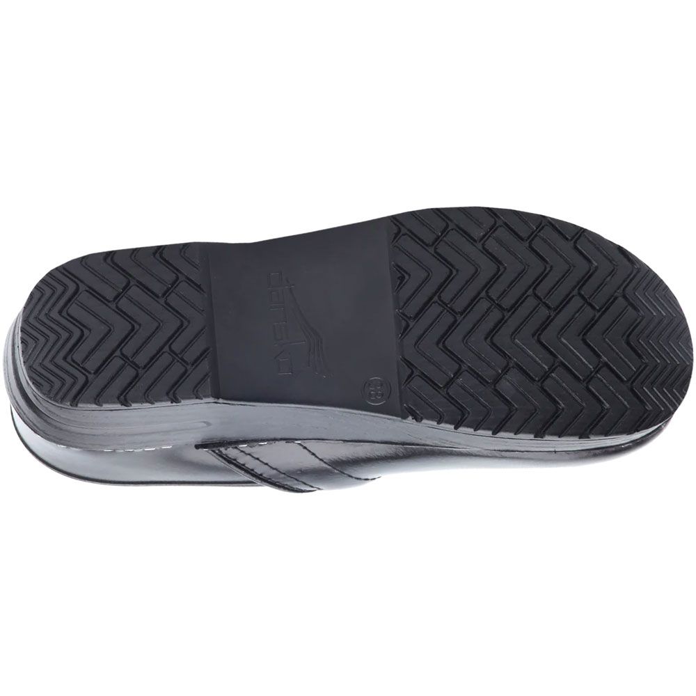 Dansko Professional Clogs Shoes - Womens Black Sole View