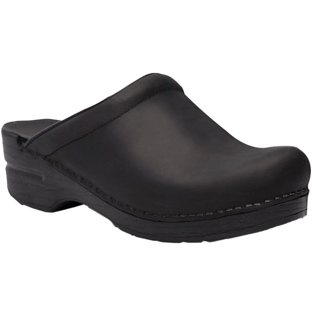Dansko Sonja Clogs Casual Shoes - Womens Black Oiled