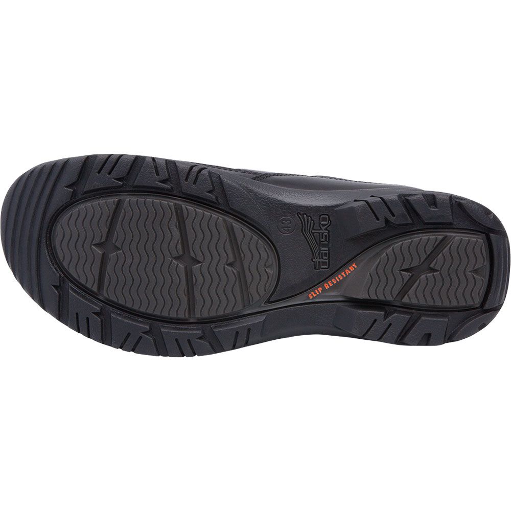 Dansko Wayne Slip On Casual Shoes - Mens Black Sole View