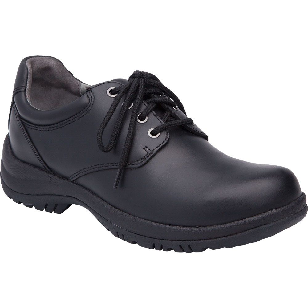 Dansko Walker Lace Up Casual Shoes - Mens Black
