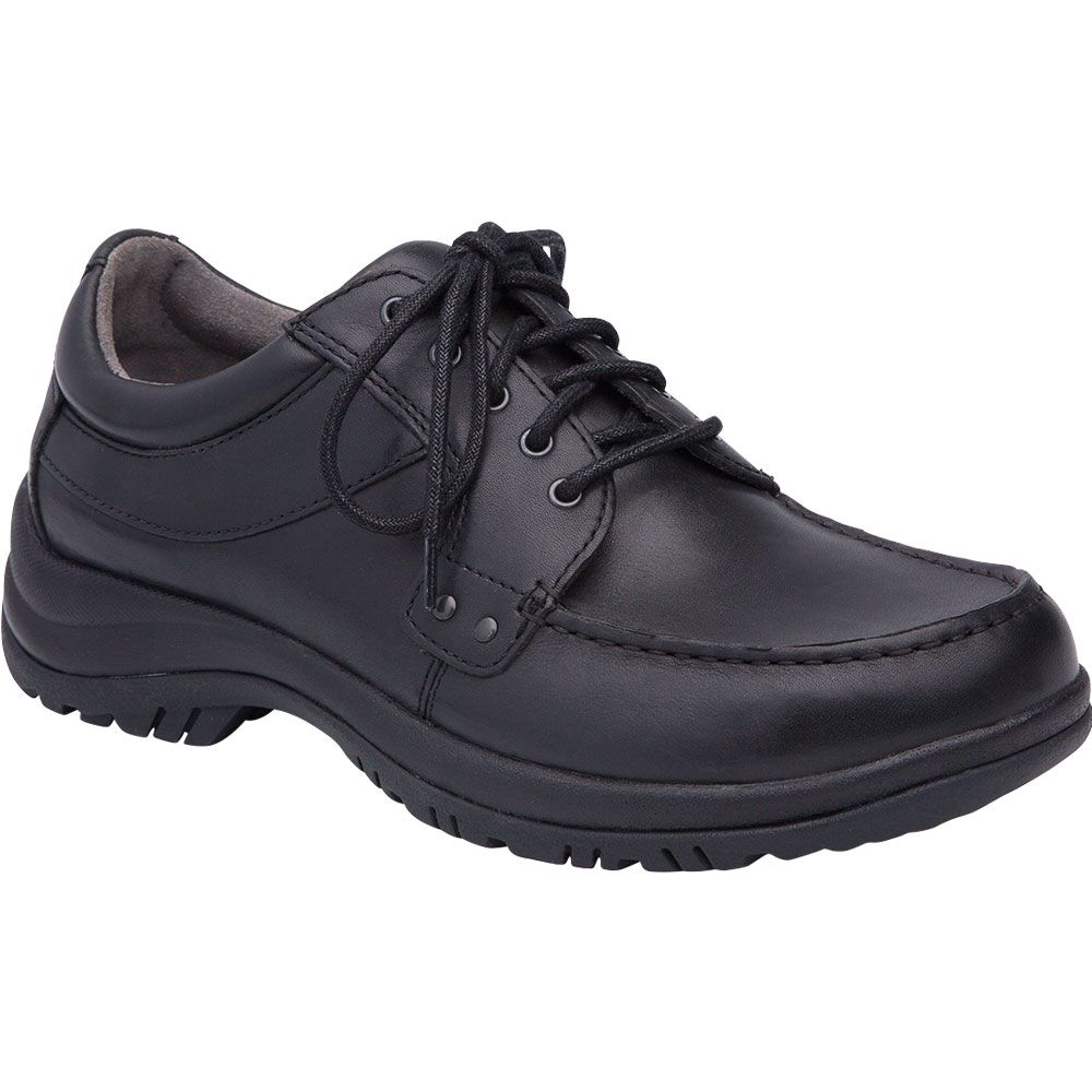 Dansko Wyatt Lace Up Casual Shoes - Mens Black