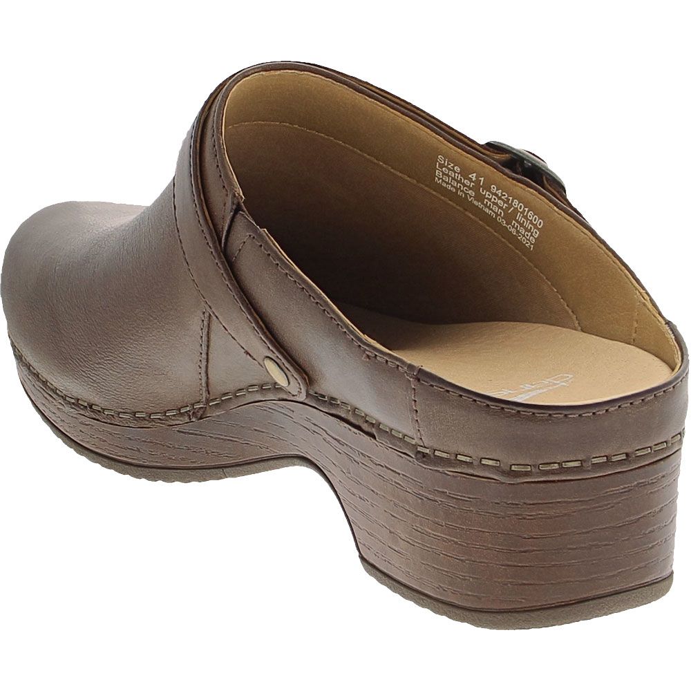Dansko Berry Slip on Casual Shoes - Womens Brown Back View