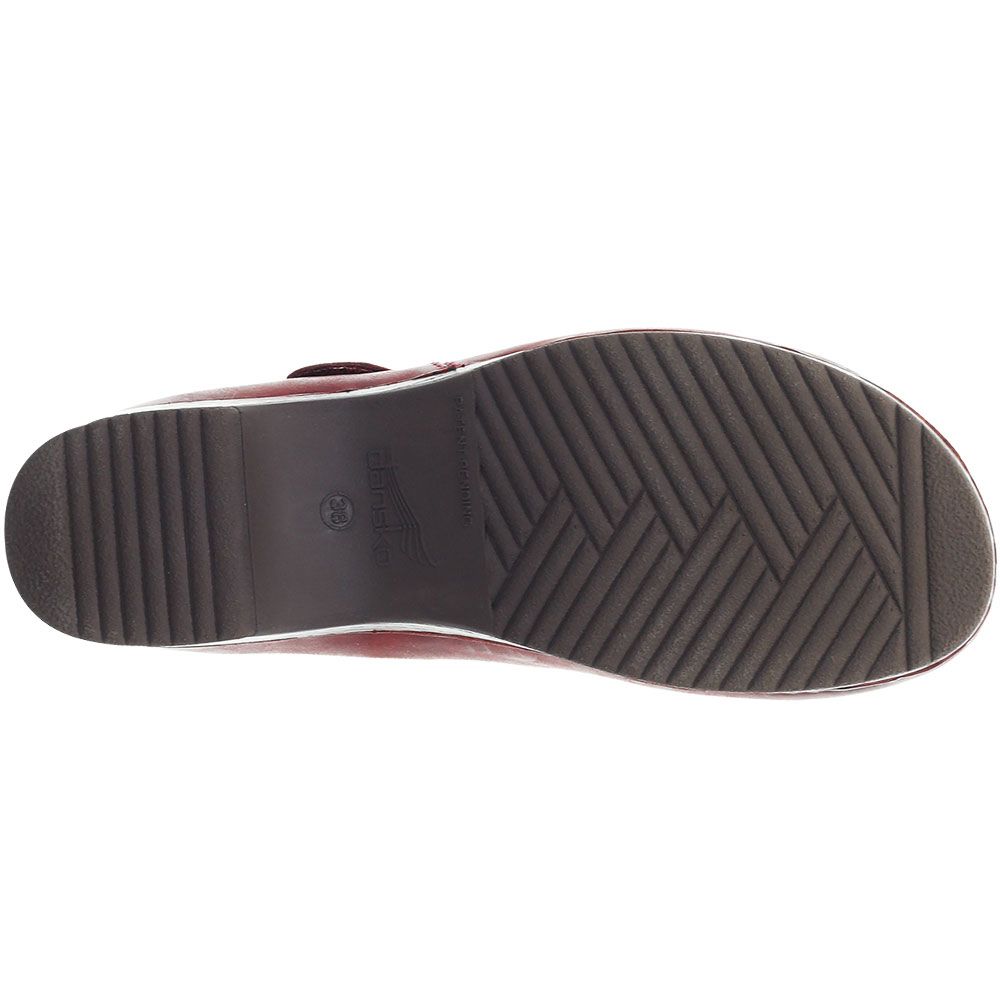 Dansko Beatrice Casual Shoes - Womens Red Sole View
