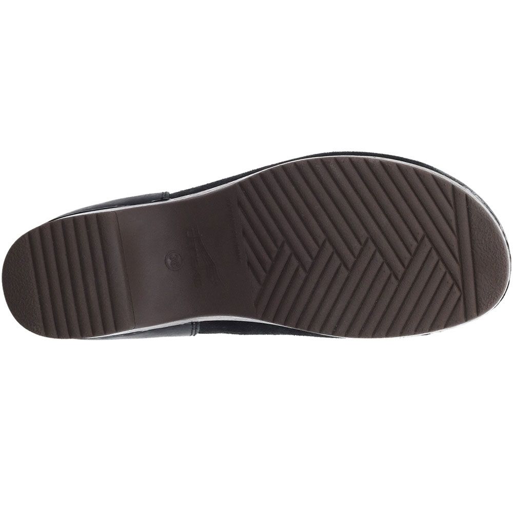 Dansko Brenna Slip on Casual Shoes - Womens Black Sole View
