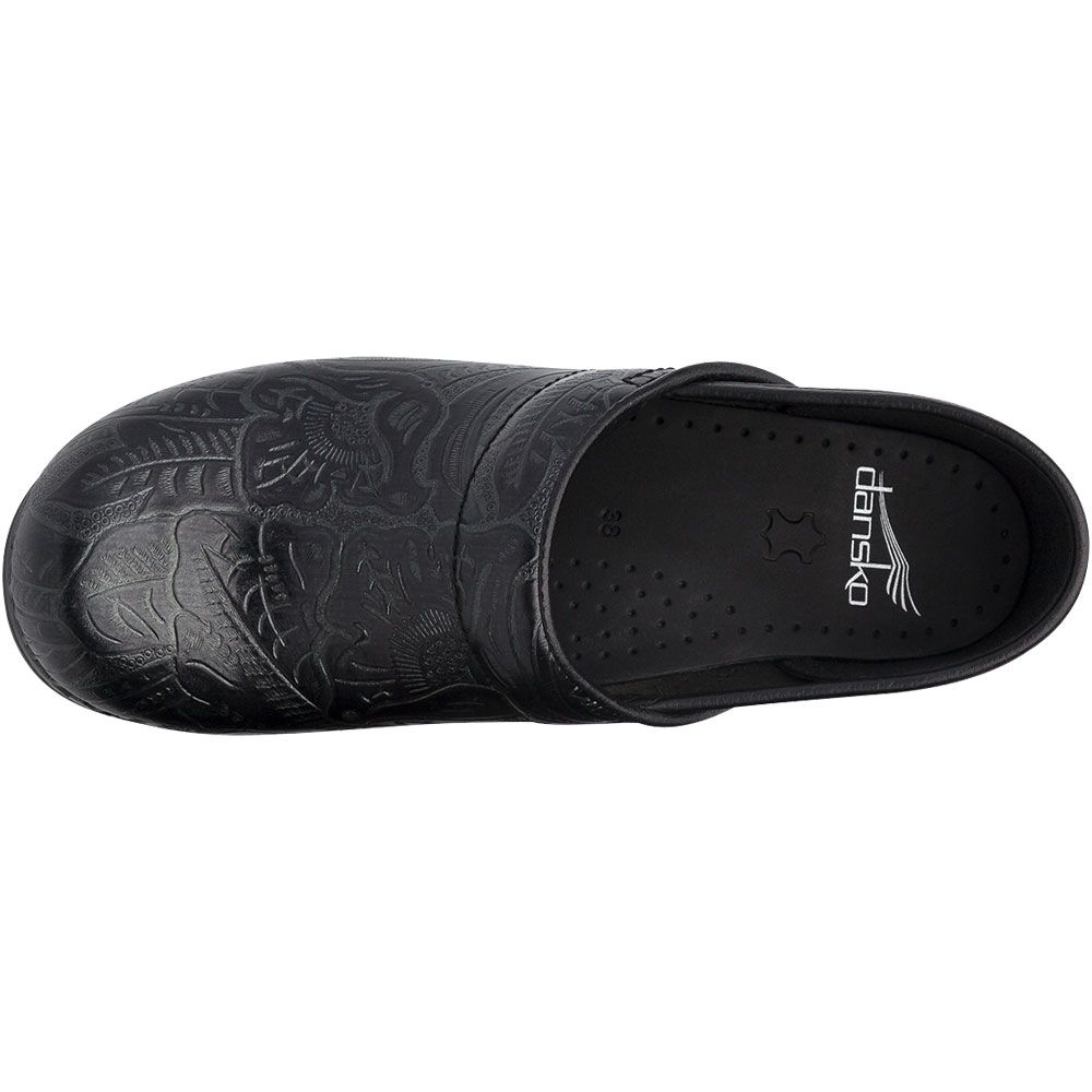 Dansko Professional Toold Casual Shoes - Womens Black Back View