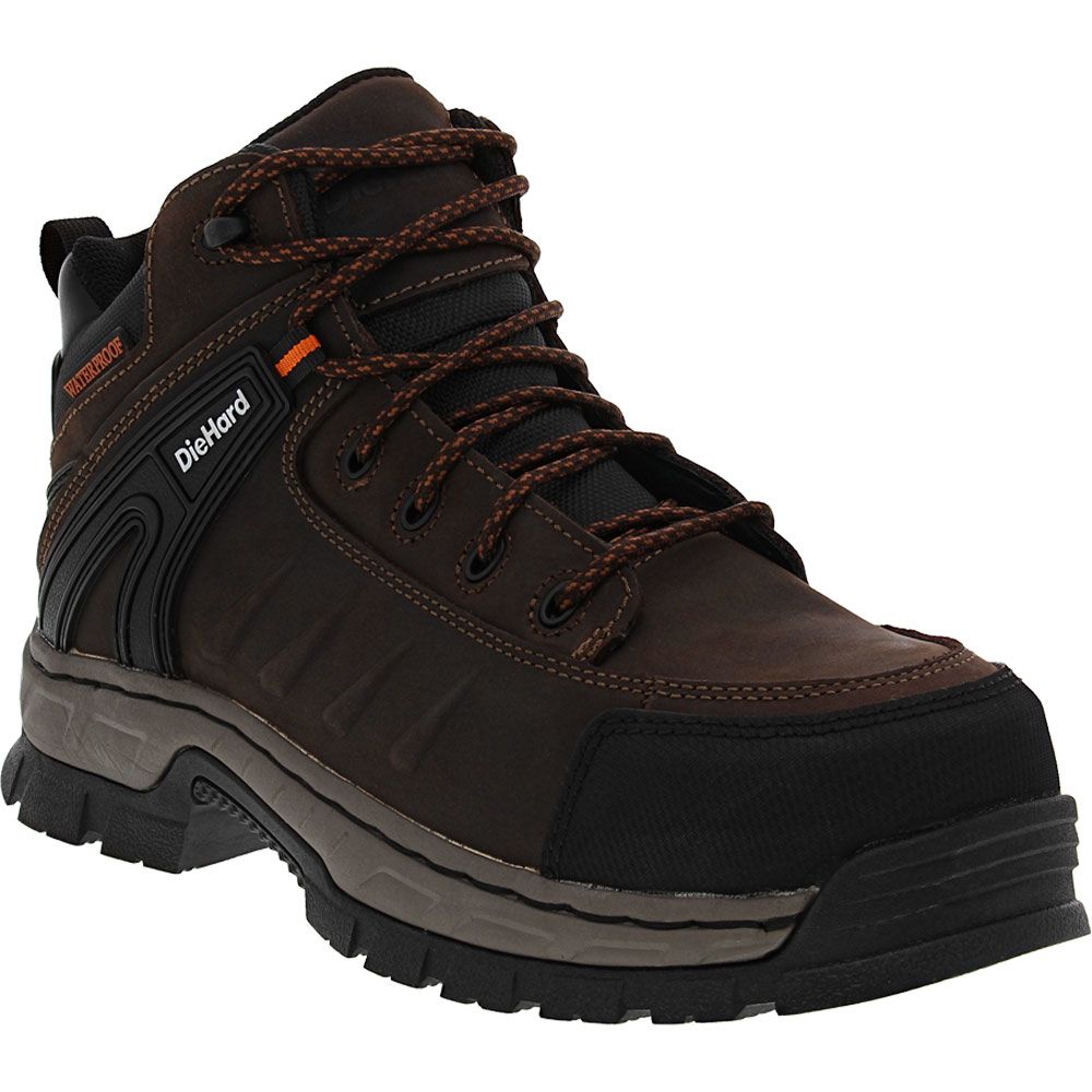 Diehard Squire Composite Toe Work Boots - Mens Brown