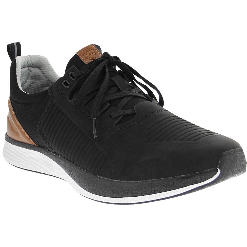 Deer Stags Cranston Lace Up Casual Shoes - Mens Black