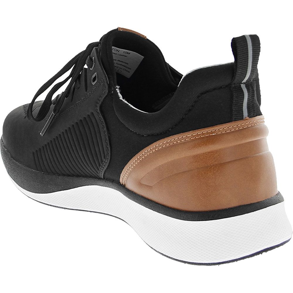 Deer Stags Cranston Lace Up Casual Shoes - Mens Black Back View