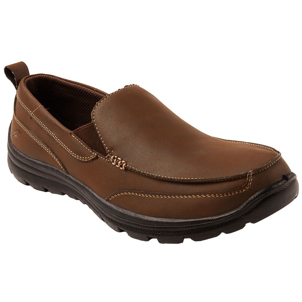 Deer Stags Everest Slip On Casual Shoes - Mens Brown
