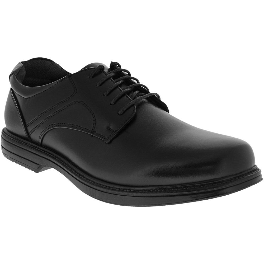 Deer Stags Nu Times Lace Up Casual Shoes - Mens Black Smooth