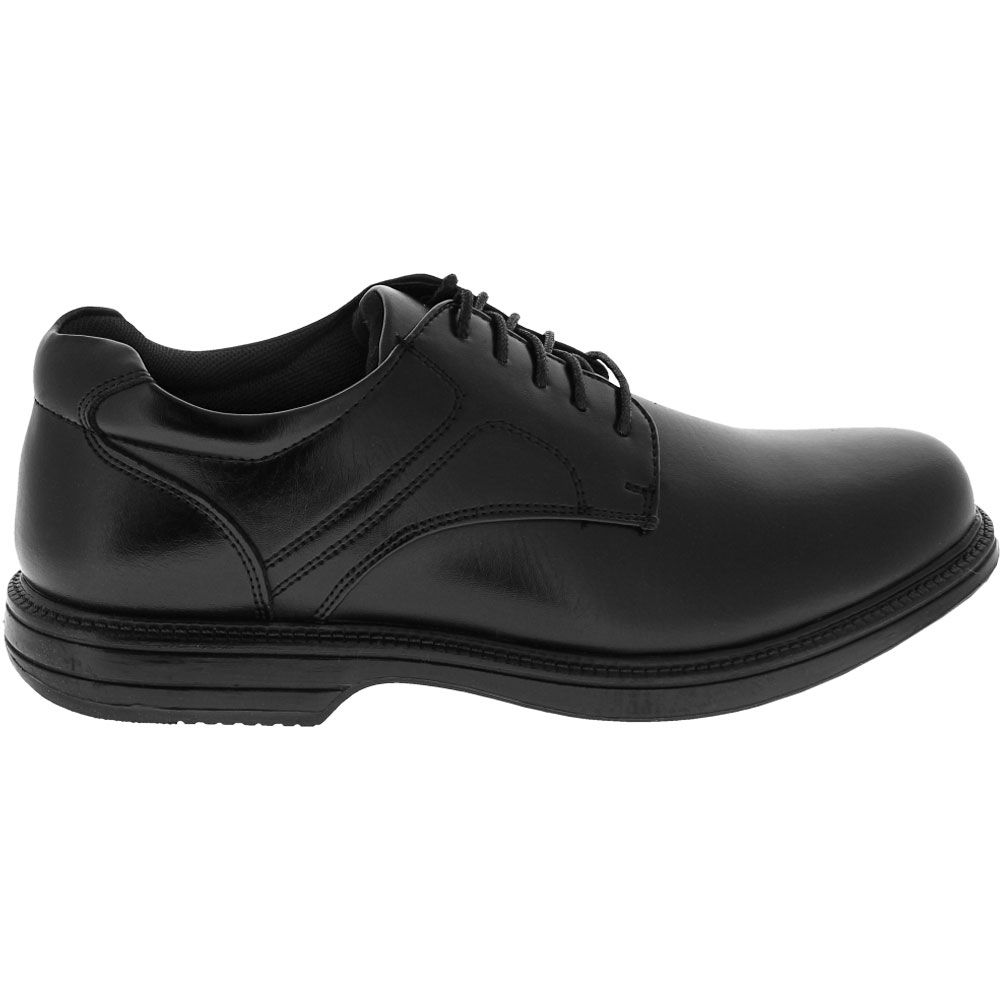 Deer Stags Nu Times Lace Up Casual Shoes - Mens Black Smooth Side View