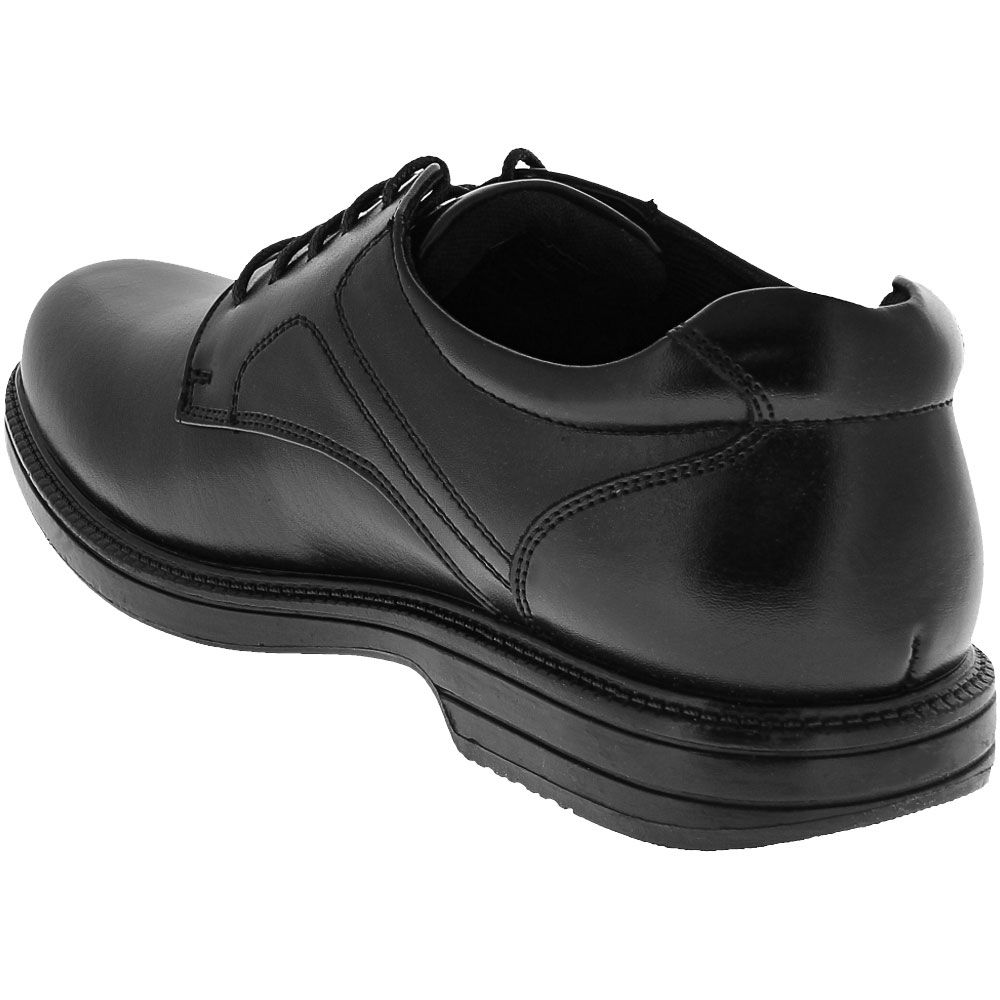 Deer Stags Nu Times Lace Up Casual Shoes - Mens Black Smooth Back View