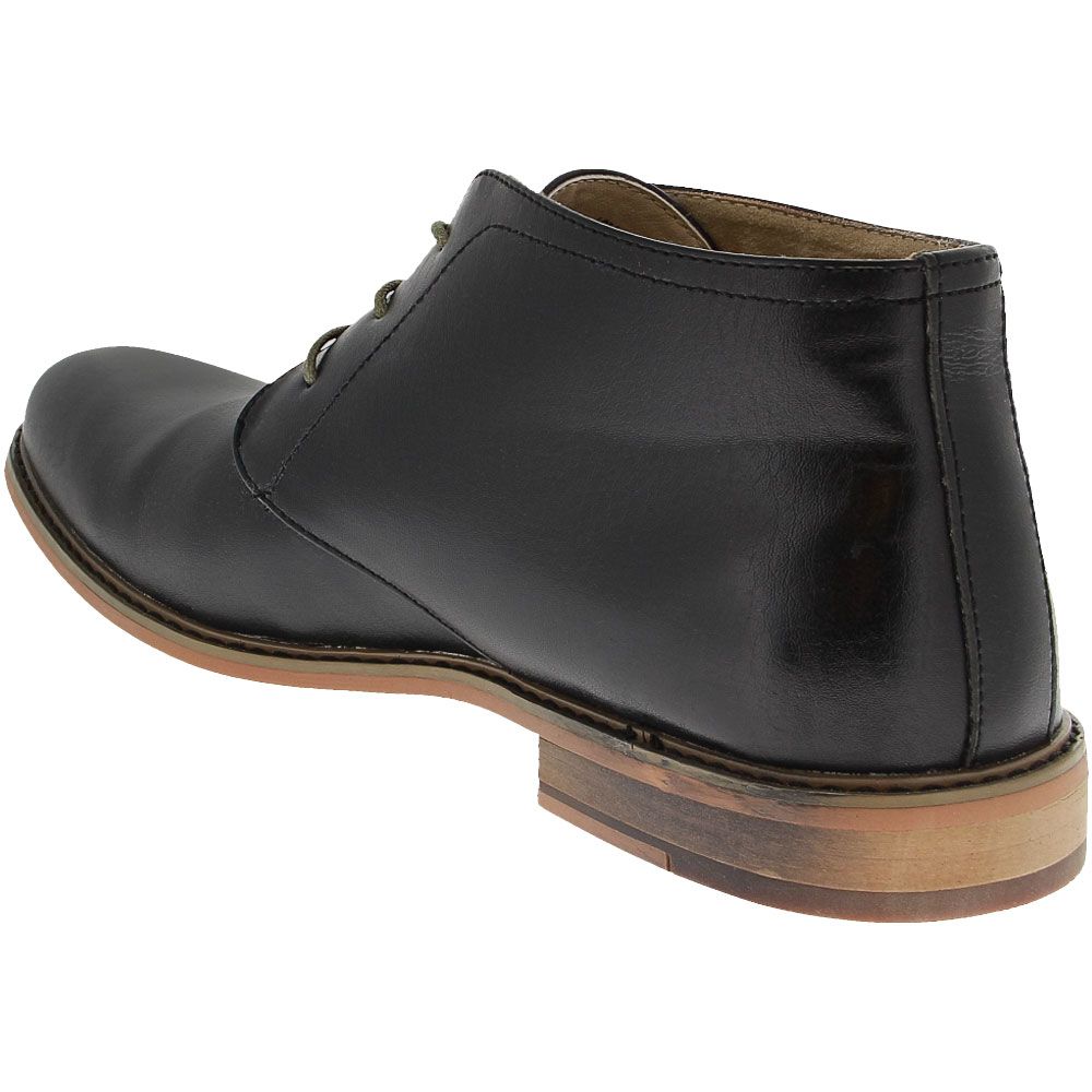 Deer Stags Seattle Casual Boots - Mens Black Smooth Back View