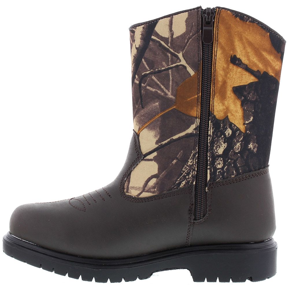 Deer Stags Tour Winter Boots - Boys Camo Back View