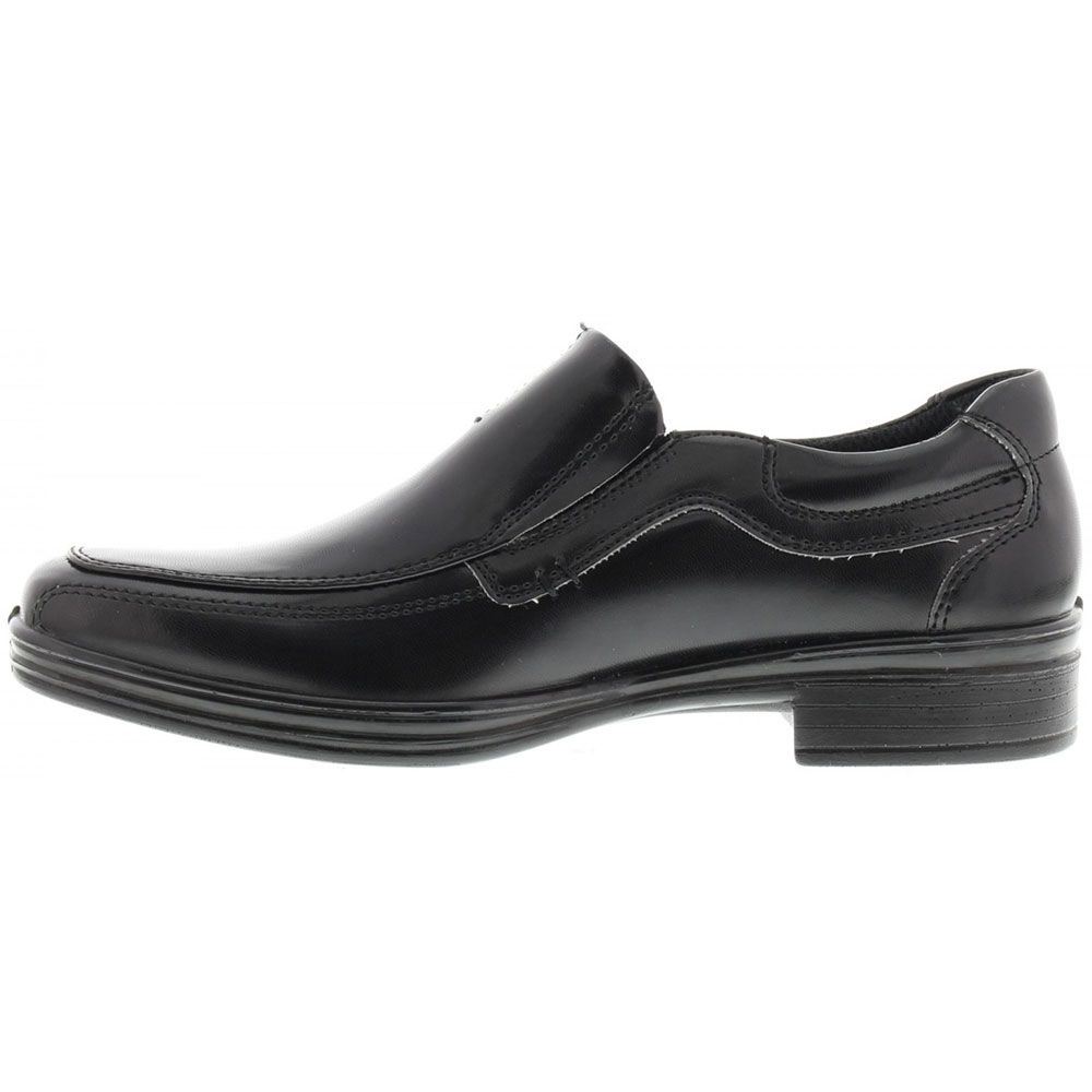 Deer Stags Wise Slip On Dress Shoes - Boys Black Back View