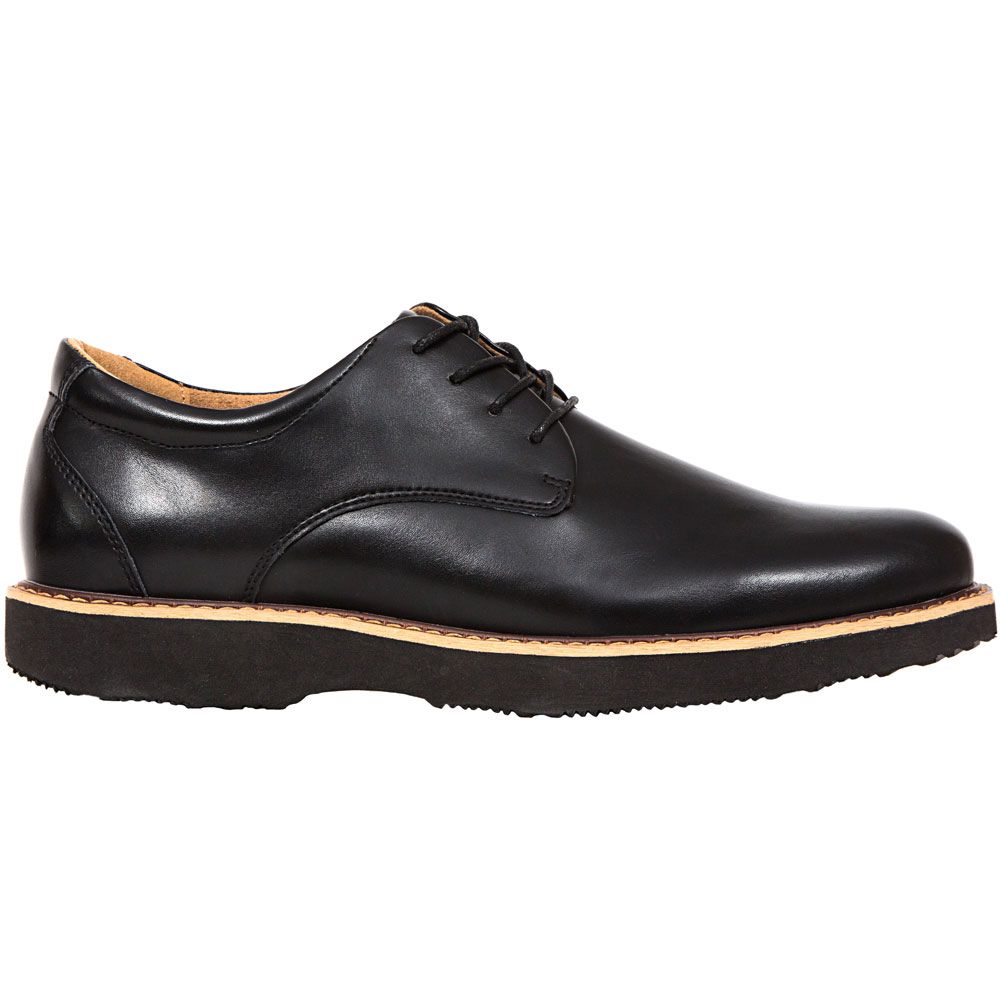Deer Stags Walkmaster Plain Toe Lace Up Casual Shoes - Mens Black