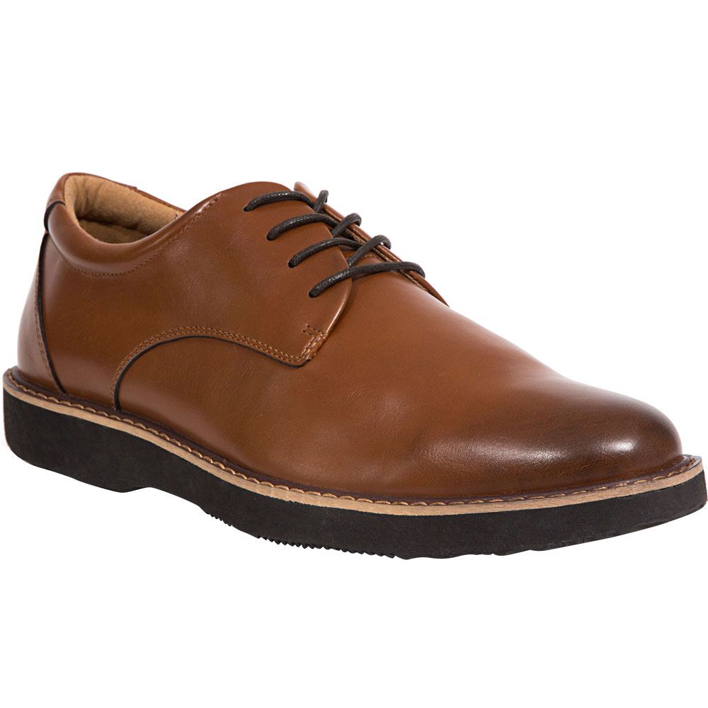 Deer Stags Walkmaster Plain Toe Lace Up Casual Shoes - Mens Brown