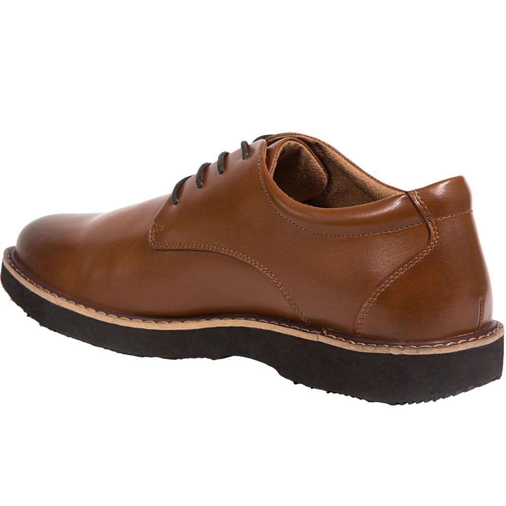 Deer Stags Walkmaster Plain Toe Lace Up Casual Shoes - Mens Brown Back View
