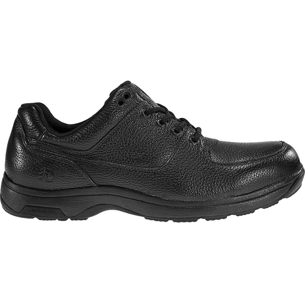 Dunham Windsor Lace Up Casual Shoes - Mens Black Side View