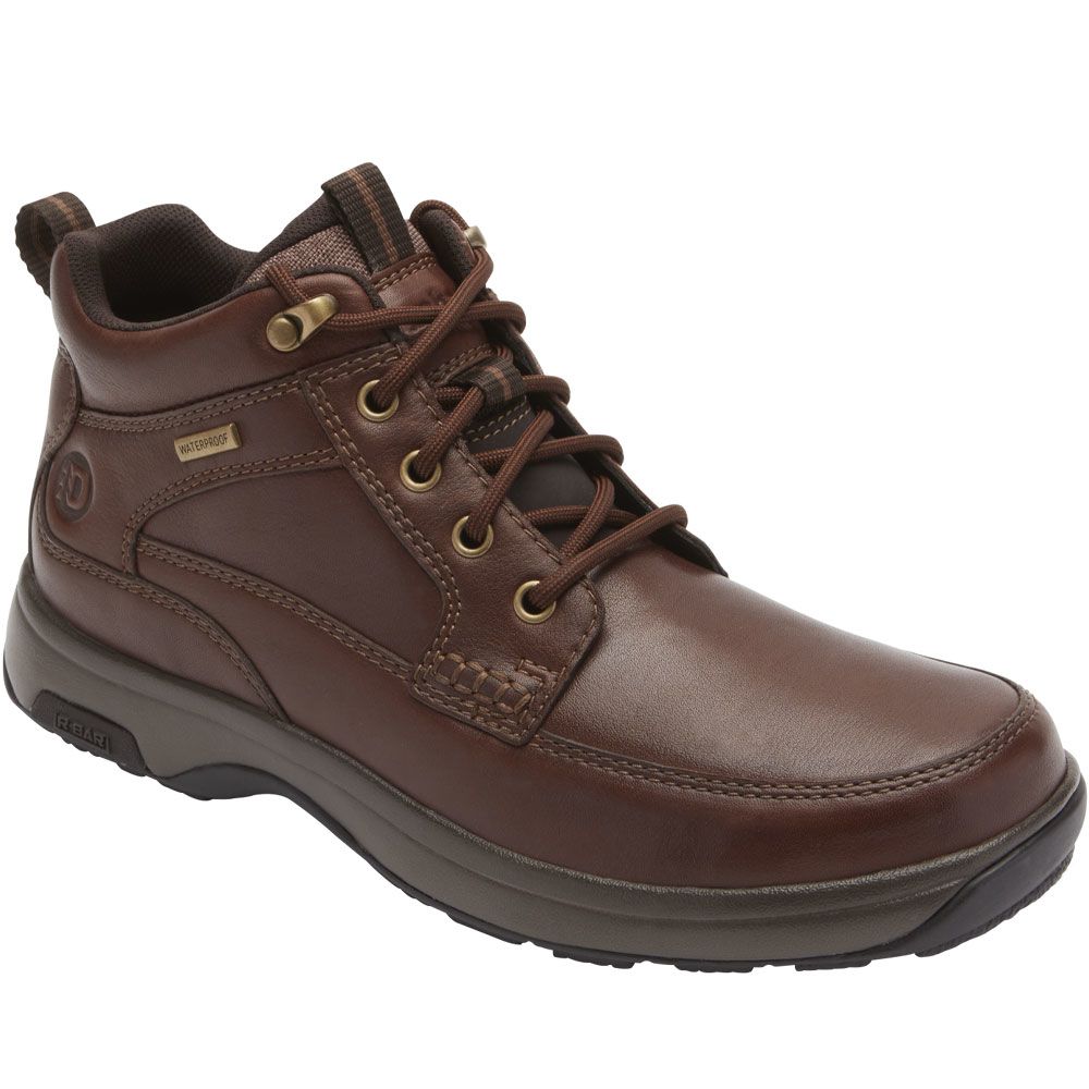 Dunham 8000 Midland Hiking Boots - Mens Dark Brown Leather