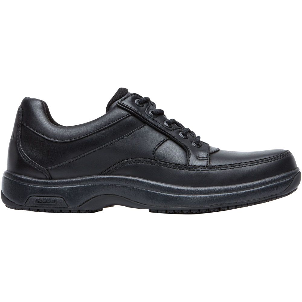 Dunham Midland Service Lace Up Casual Shoes - Mens Black Side View