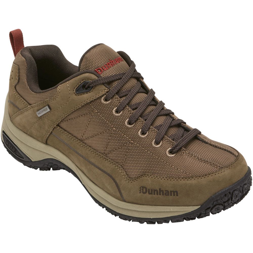 Dunham Cloud Plus Lace Up Hiking Shoes - Mens Tan
