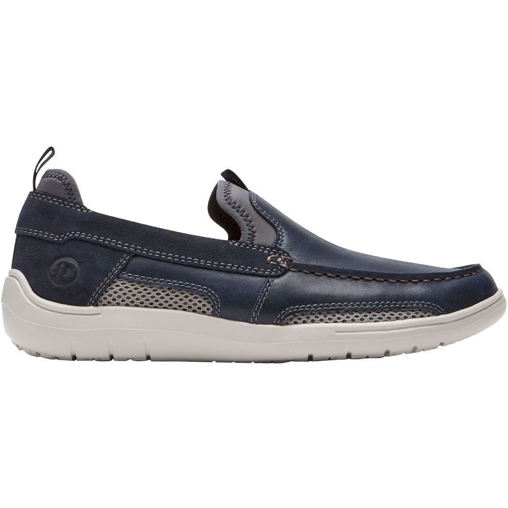 Dunham Fitsmart Loafer Slip On Casual Shoes - Mens Blue Side View