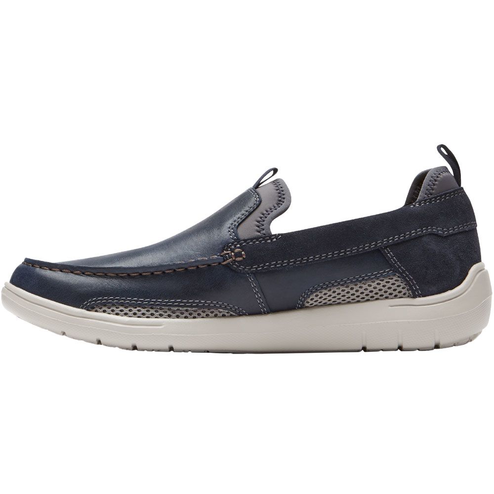 Dunham Fitsmart Loafer Slip On Casual Shoes - Mens Blue Back View