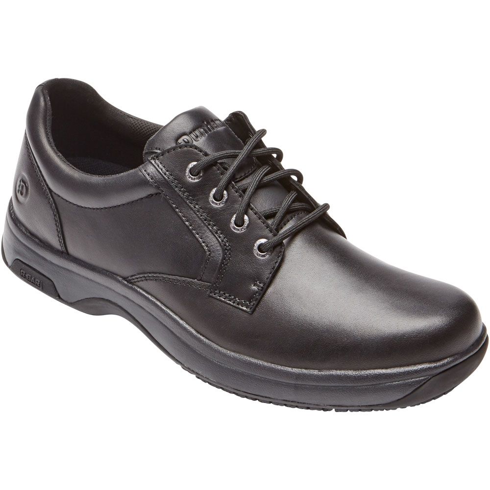 Dunham 8000 Service Plaintoe Lace Up Casual Shoes - Mens Black
