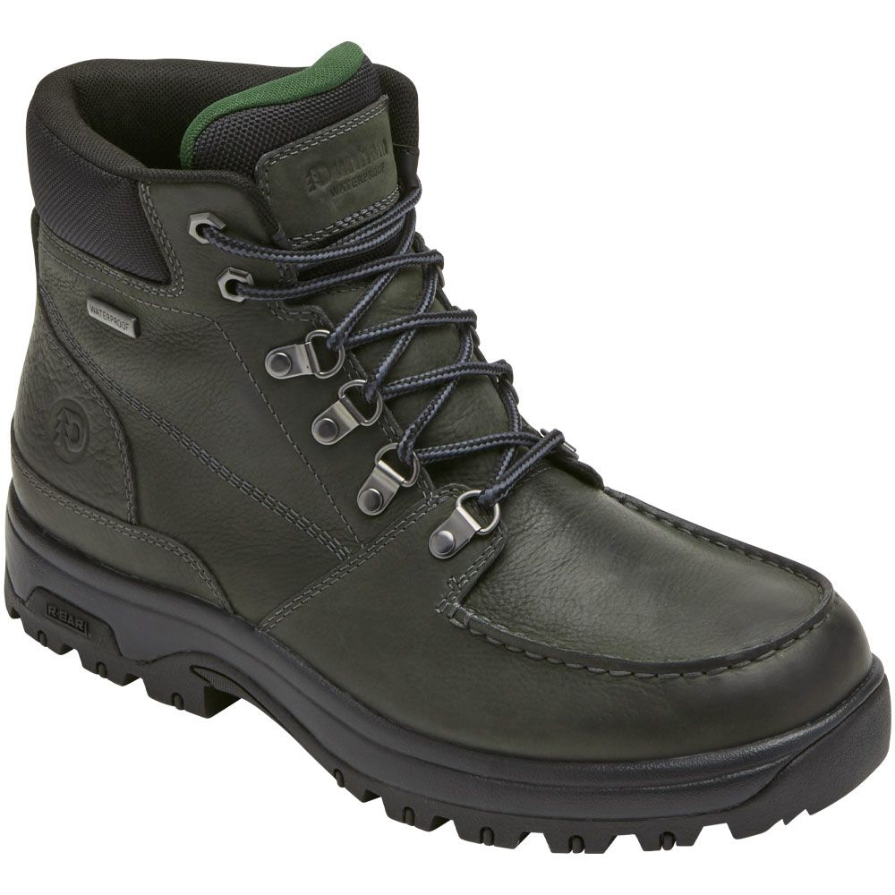 Dunham 8000 Works Moc Boot Non-Safety Toe Work Boots - Mens Castlerock Leather