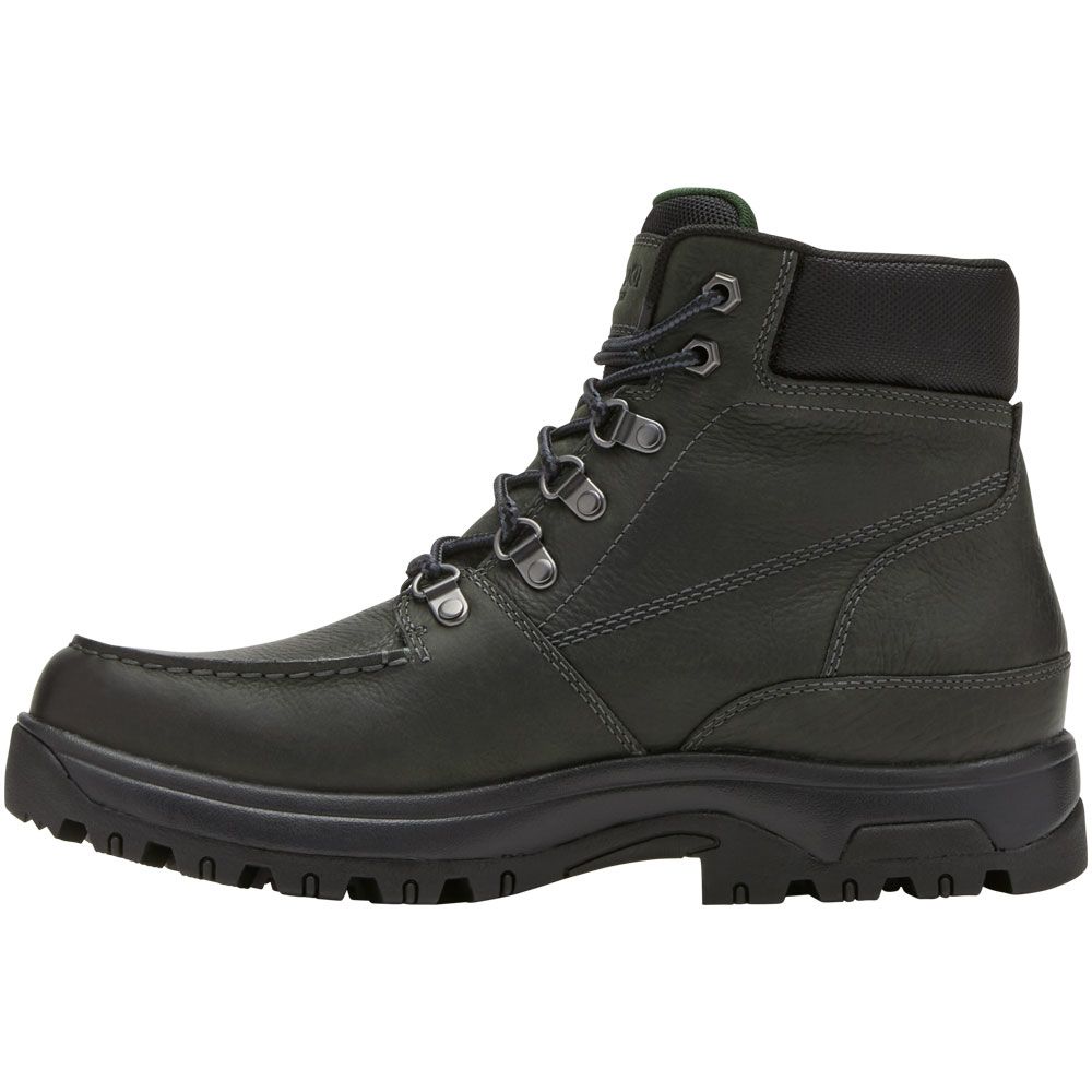 Dunham 8000 Works Moc Boot Non-Safety Toe Work Boots - Mens Castlerock Leather Back View