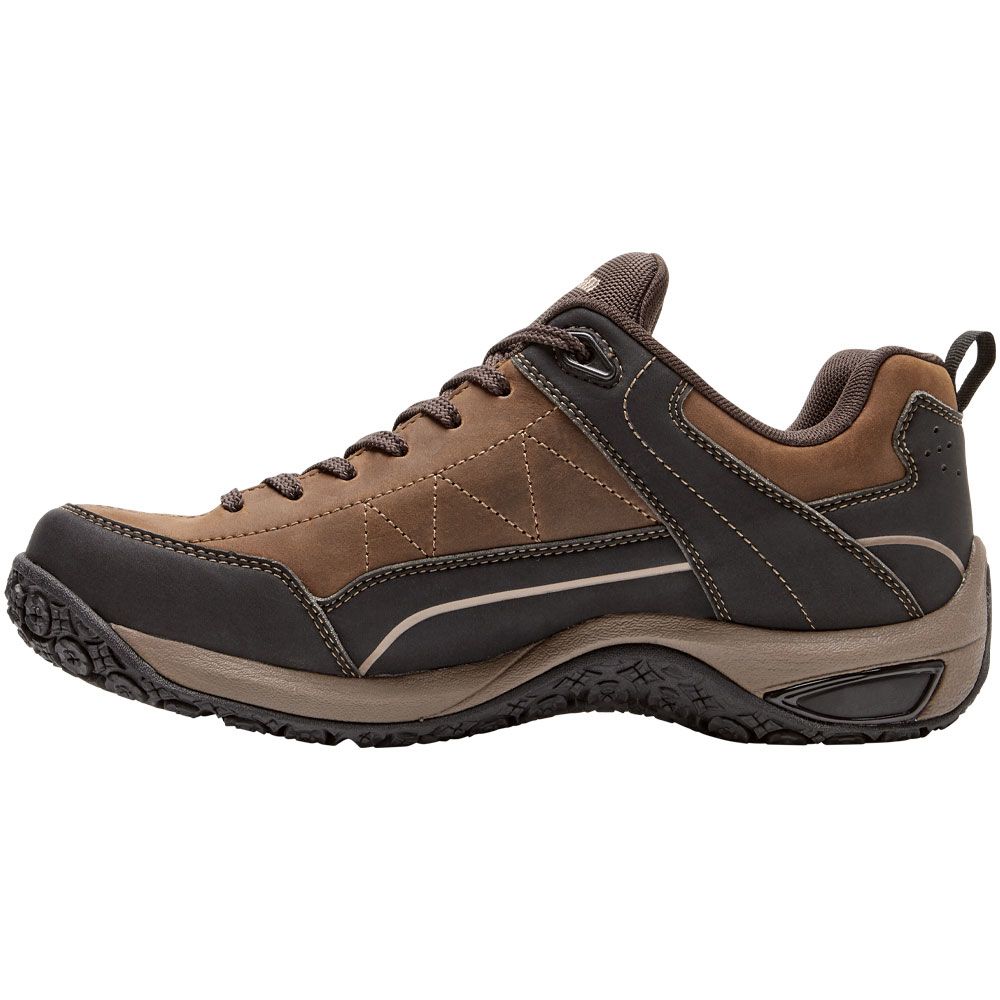Dunham Cloud Plus Lace Up Waterproof Mens Hiking Shoes Brown Back View