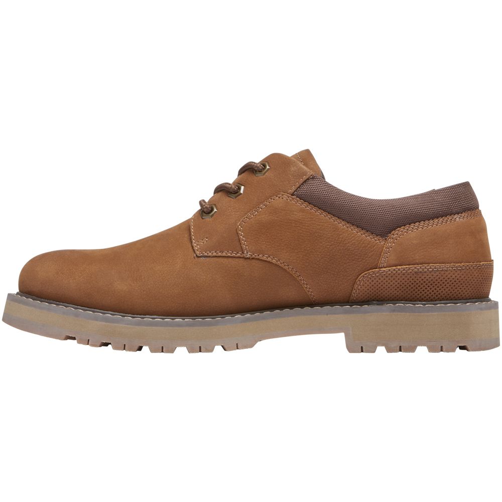 Dunham Byrne Plain Toe Ox Lace Up Casual Shoes - Mens Tan Back View