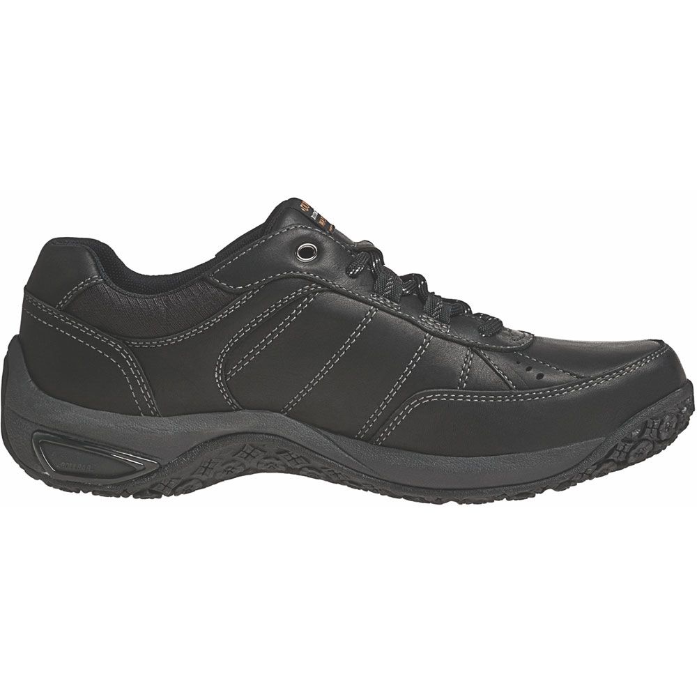 Dunham Lexington Lace Up Casual Shoes - Mens Black Side View