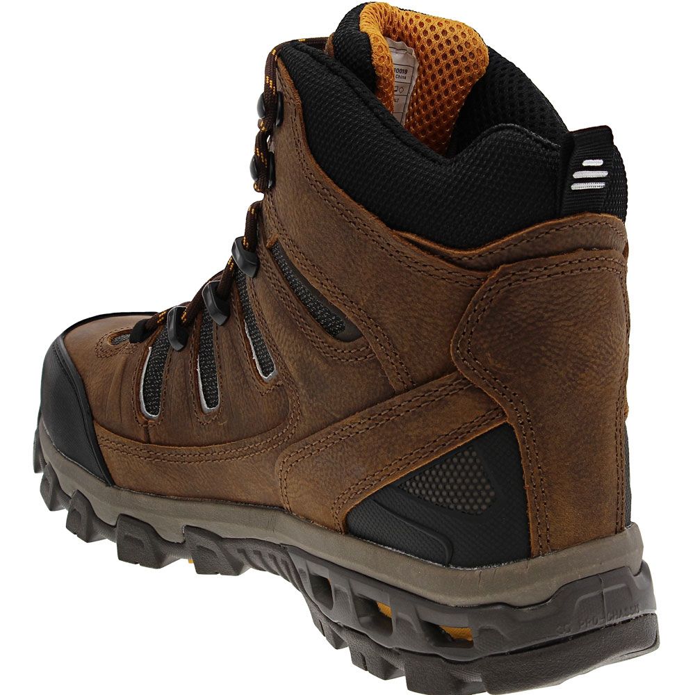 Dewalt Argon Safety Toe Work Boots - Mens Brown Back View